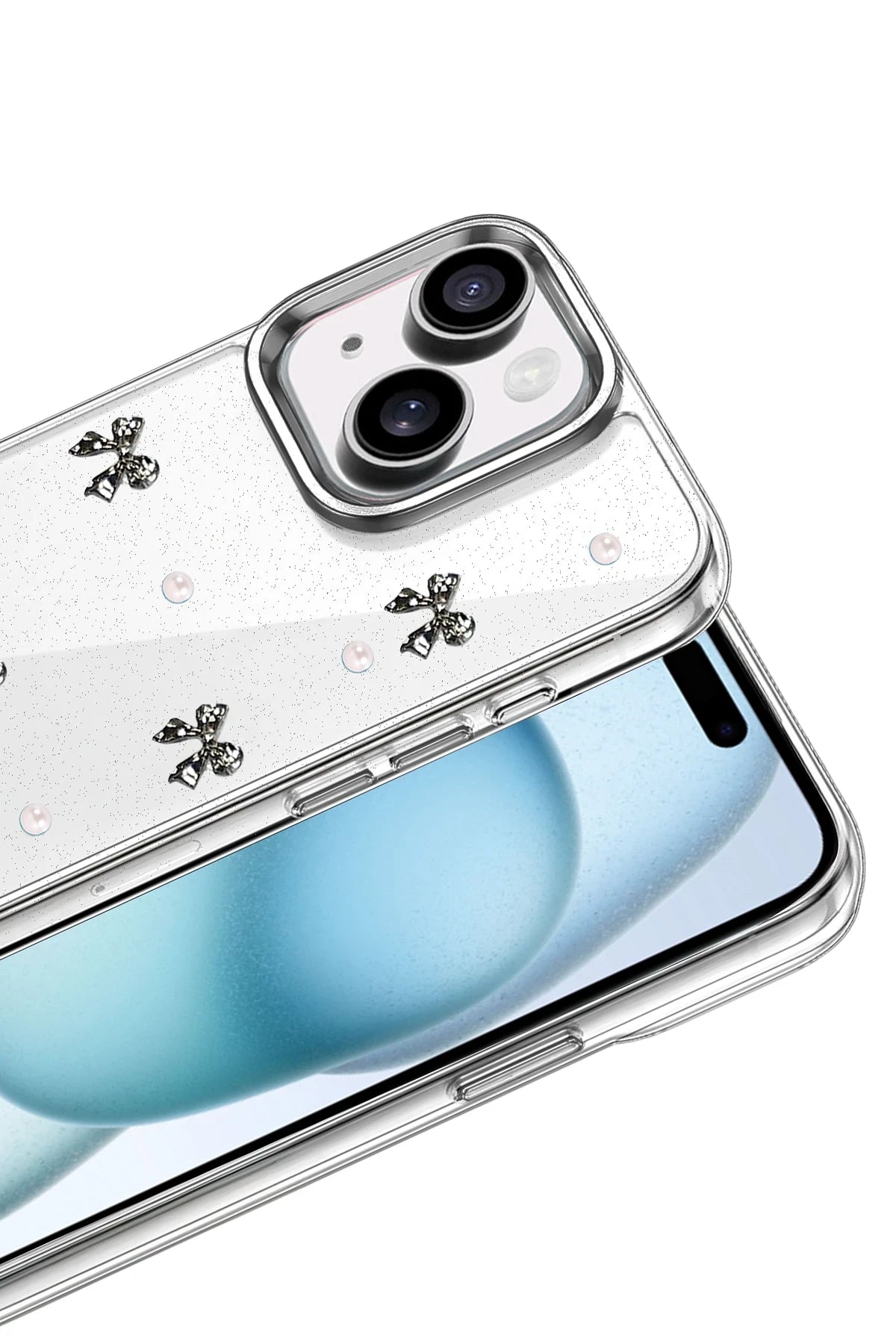 nebaktın Apple iPhone 14 Fiyonk Desenli Kapak - Desen 8 2