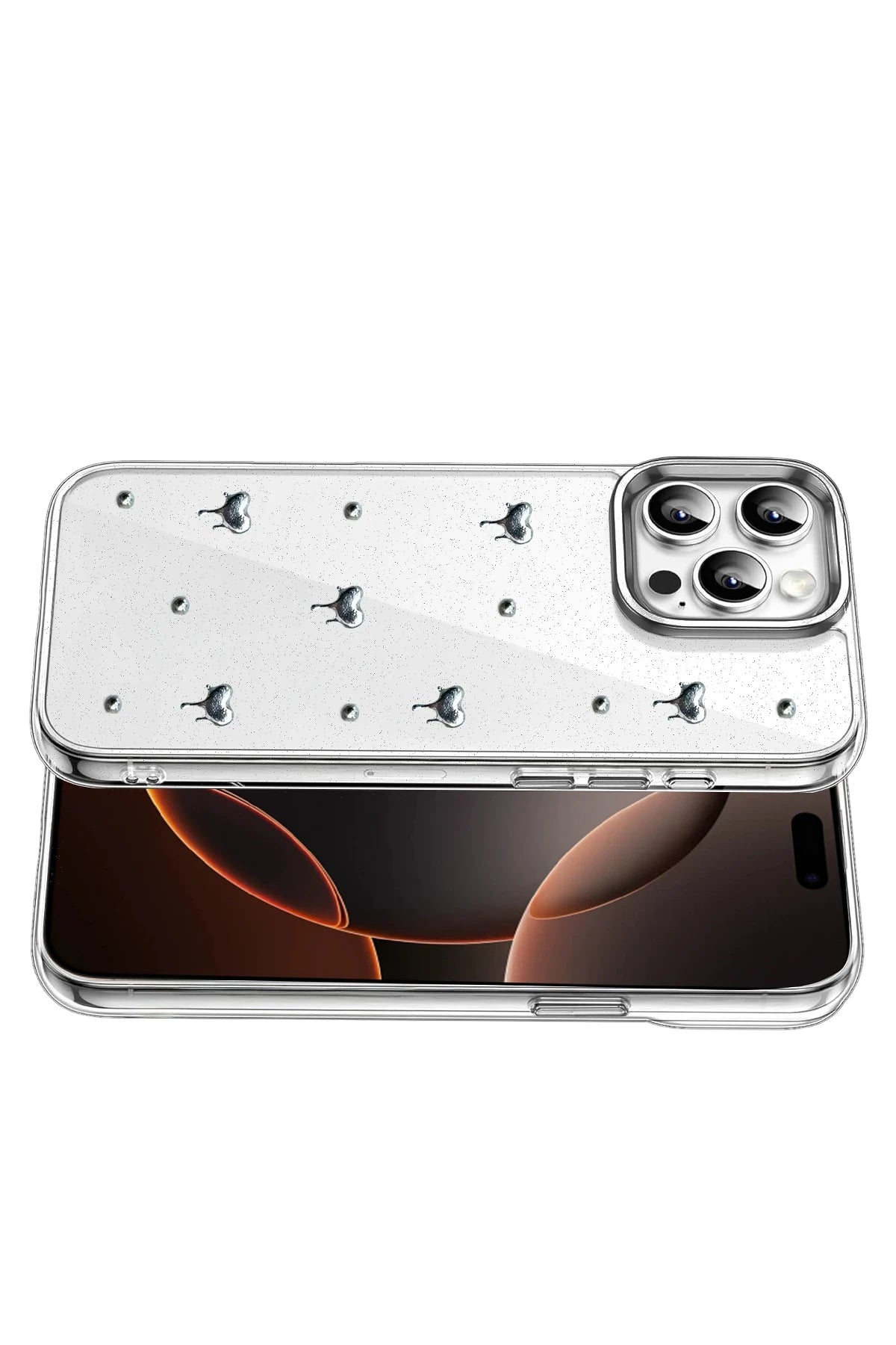 nebaktın Apple iPhone 14 Pro Max Fiyonk Desenli Kapak - Desen 1 3