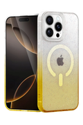 nebaktın Apple iPhone 14 Pro Max Pummel Shiny Magsafe Kapak - Gold 1