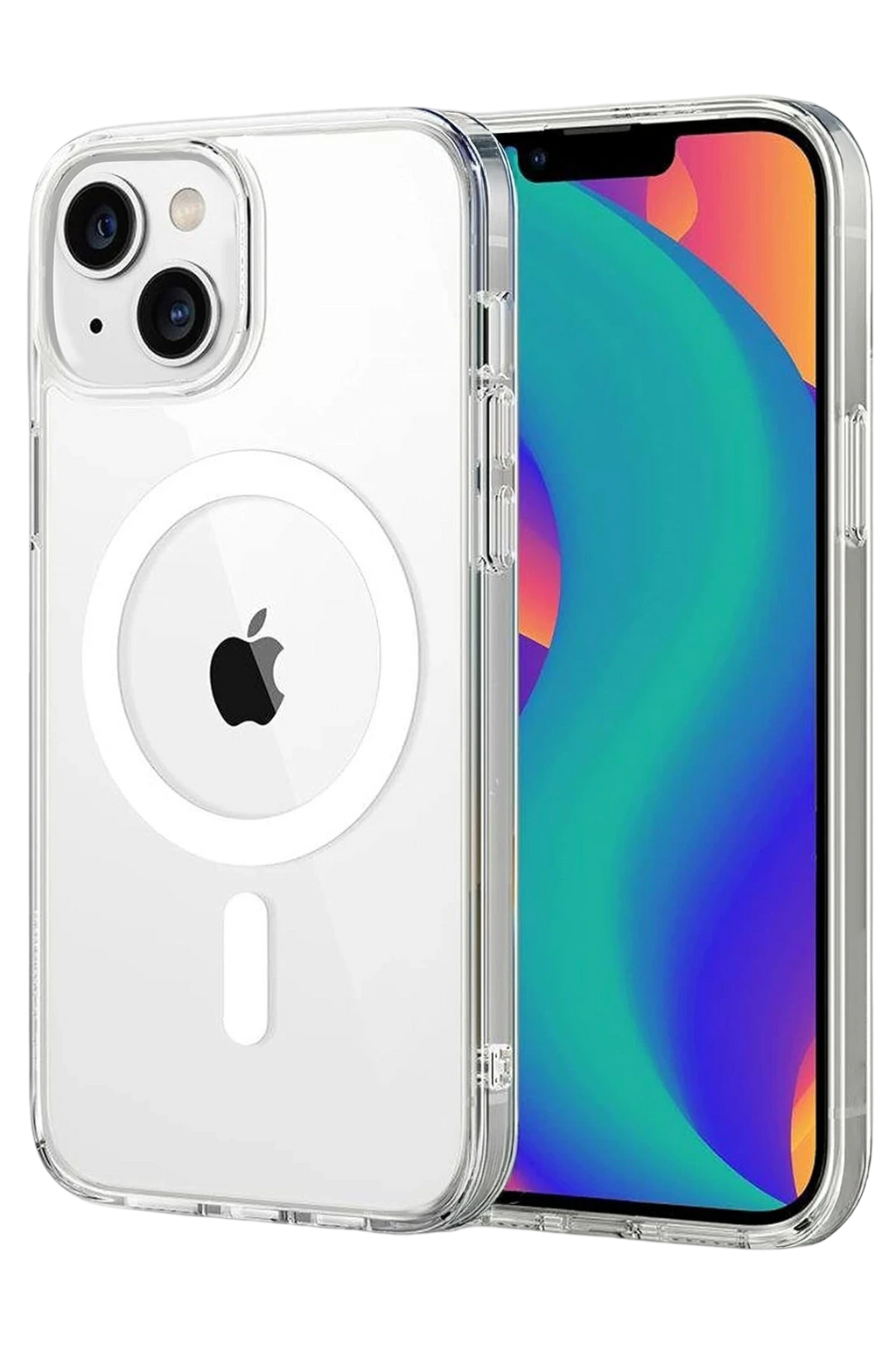 nebaktın Apple iPhone 15 Combo Sert Şeffaf Magsafe Kapak - Şeffaf 1