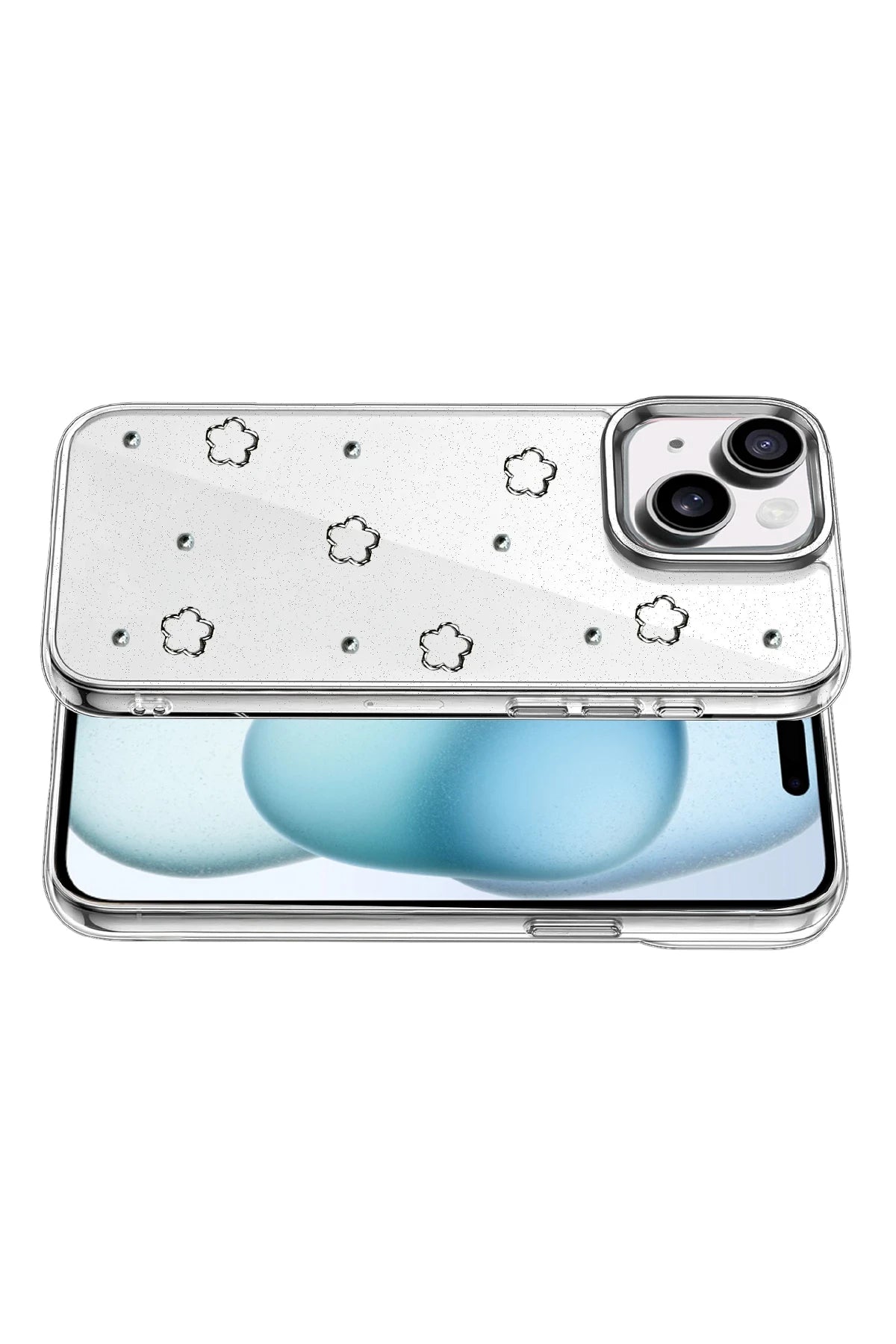 nebaktın Apple iPhone 15 Fiyonk Desenli Kapak - Desen 2 3