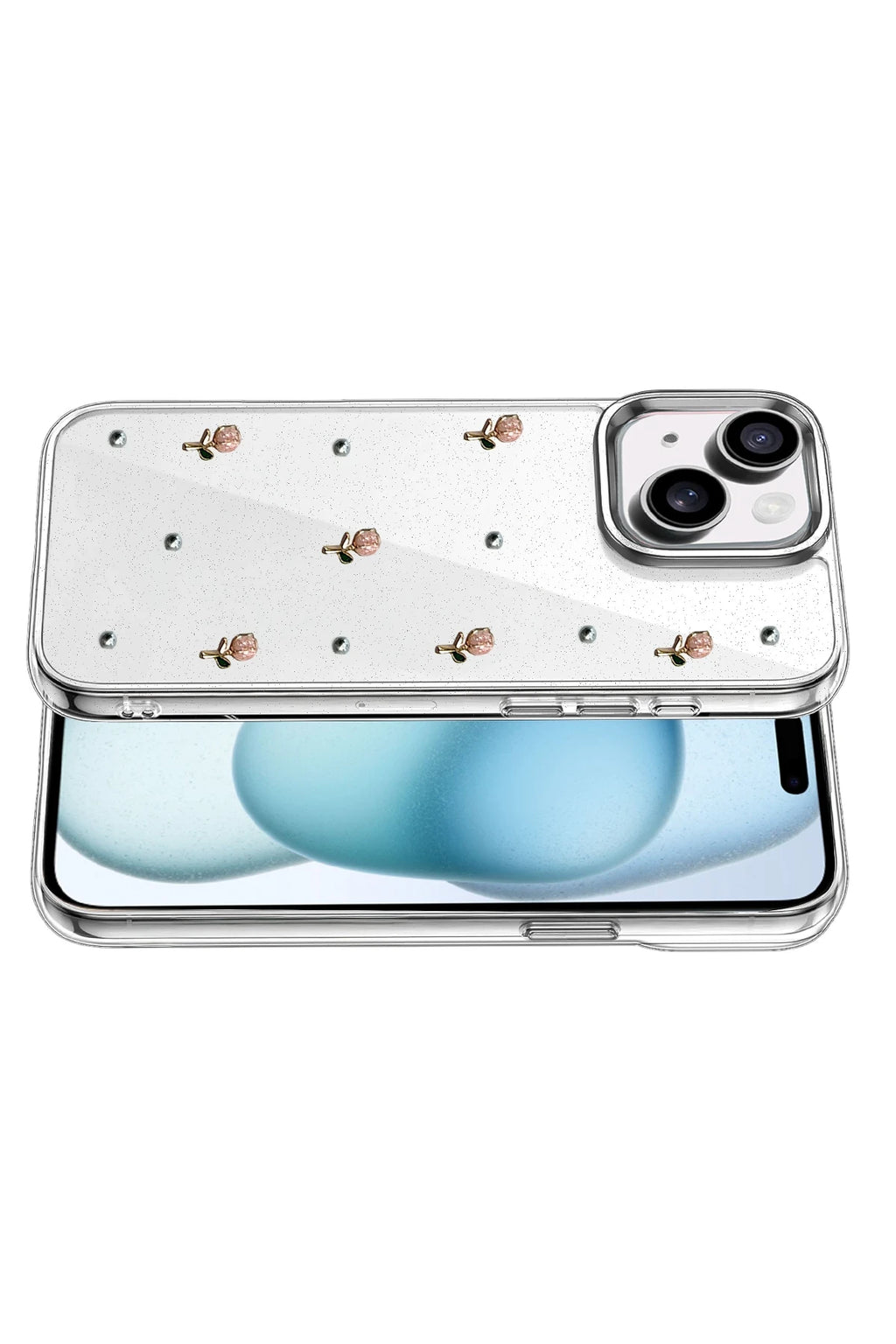 nebaktın Apple iPhone 15 Fiyonk Desenli Kapak - Desen 6 3