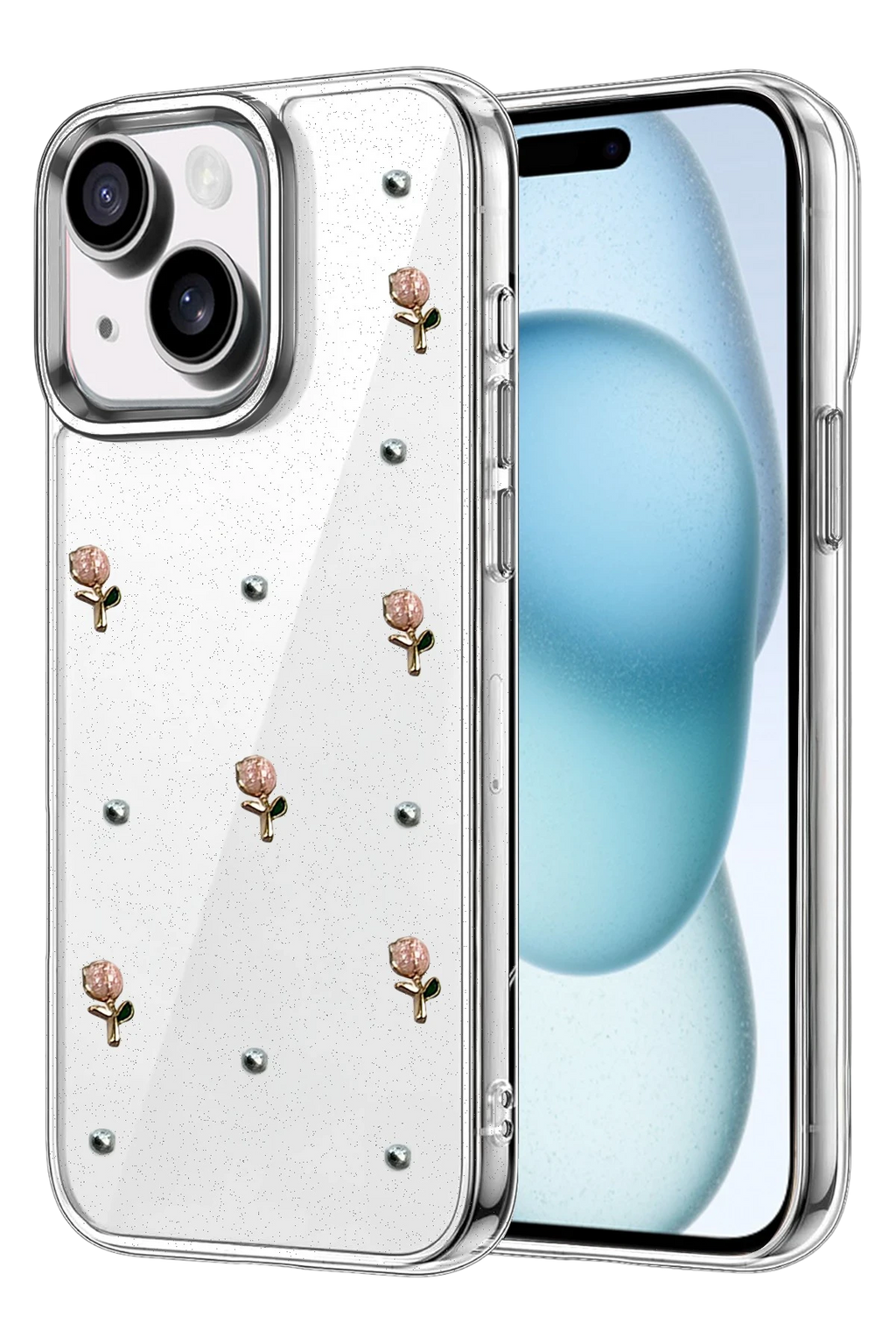 nebaktın Apple iPhone 15 Fiyonk Desenli Kapak - Desen 6 1
