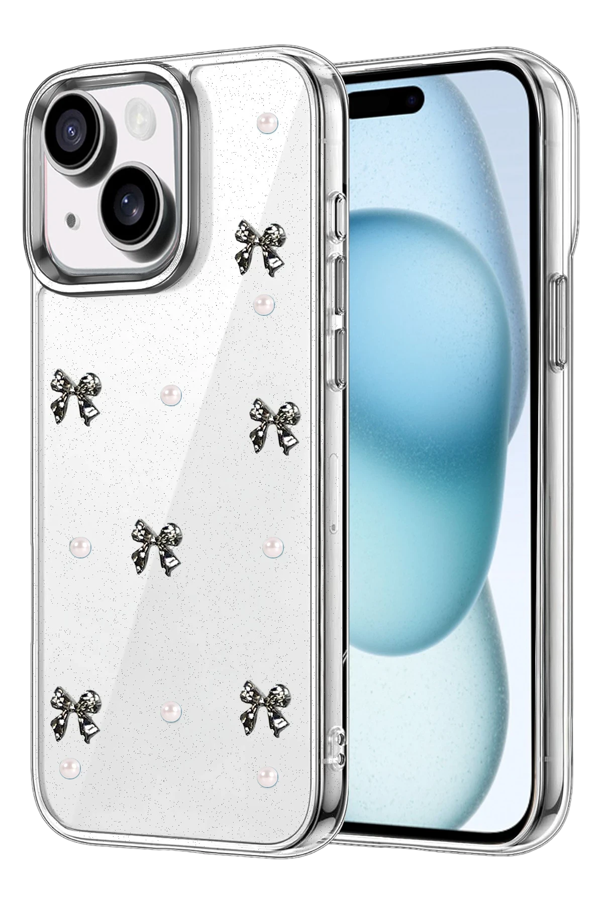 nebaktın Apple iPhone 15 Fiyonk Desenli Kapak - Desen 8 1
