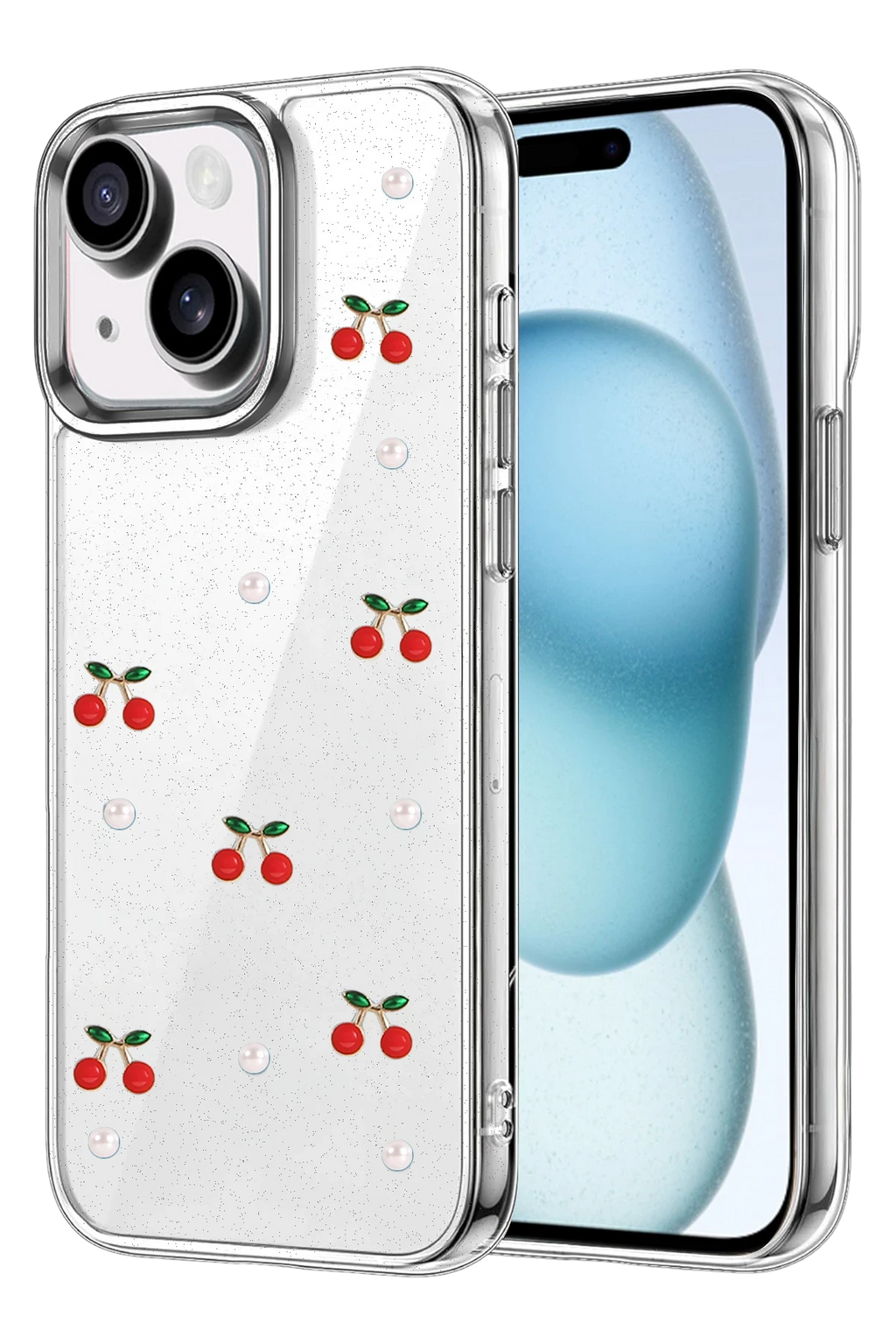 nebaktın Apple iPhone 15 Fiyonk Desenli Kapak - Desen 9 1