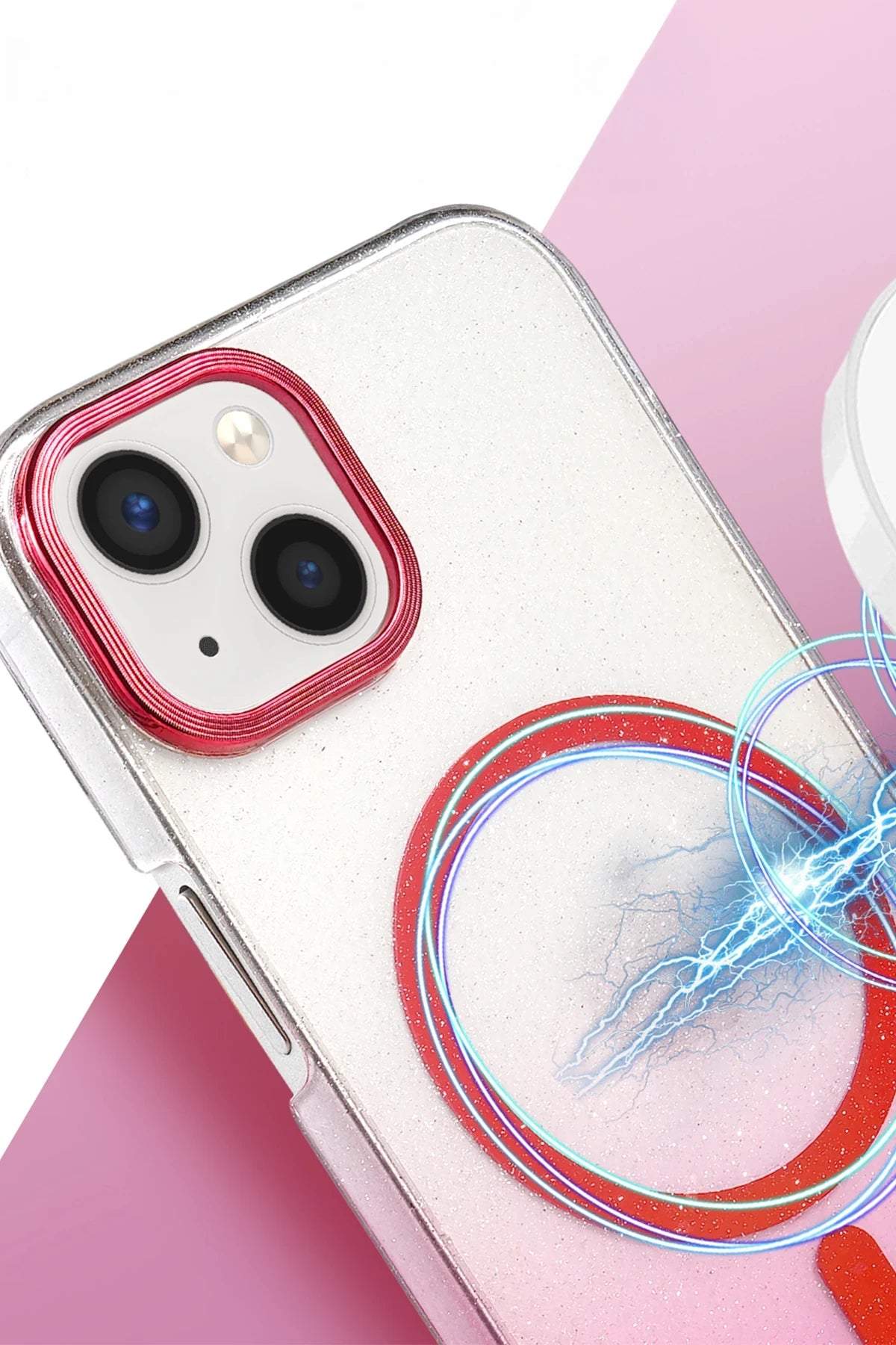 nebaktın Apple iPhone 15 Plus Glossy Magsafe Kapak - Mor 2