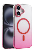 nebaktın Apple iPhone 16 Glossy Magsafe Kapak - Pembe 1