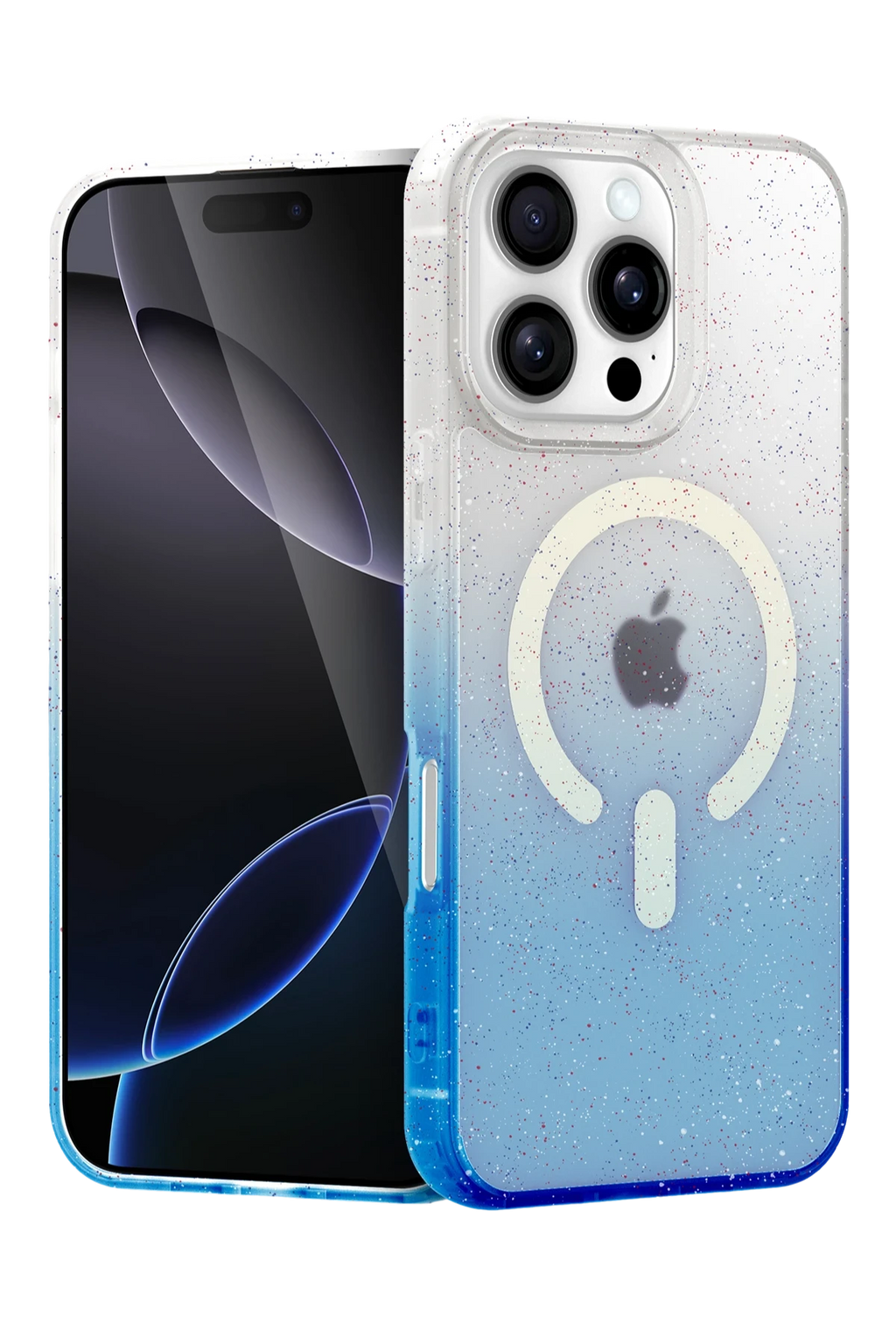 nebaktın Apple iPhone 16 Pro Max Pummel Shiny Magsafe Kapak - Mavi 1