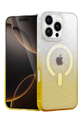 nebaktın Apple iPhone 16 Pro Pummel Shiny Magsafe Kapak - Gold 1