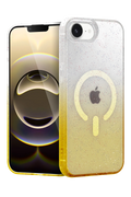 nebaktın Apple iPhone 16E Pummel Shiny Magsafe Kapak - Gold 1