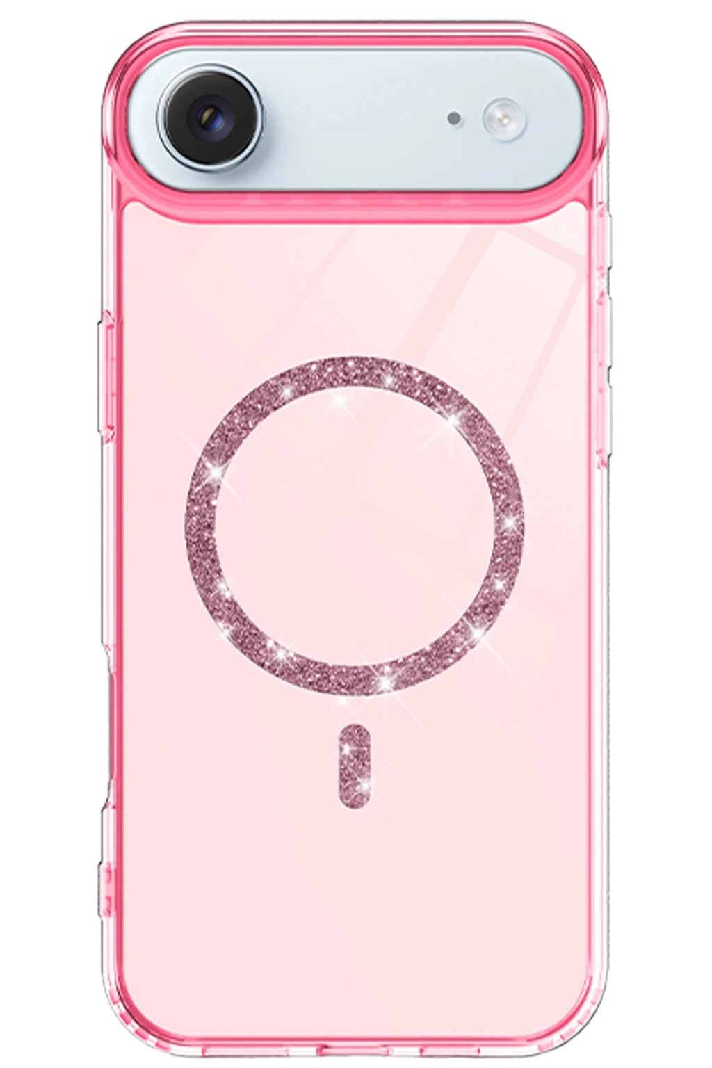 nebaktın Apple iPhone 17 Air Live Diamond Magsafe Kapak - Pembe 2