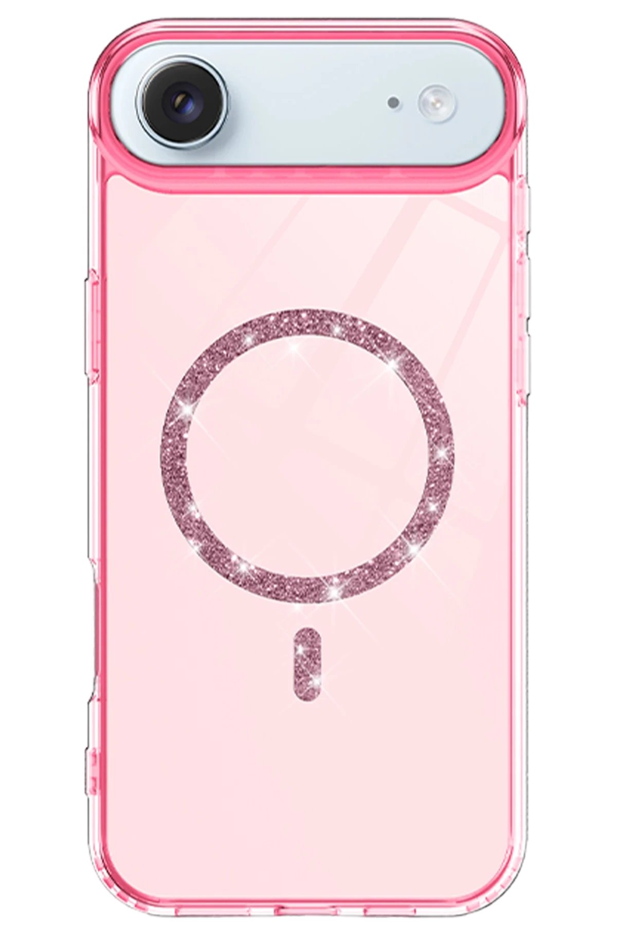 nebaktın Apple iPhone 17 Air Live Diamond Magsafe Kapak - Pembe 2