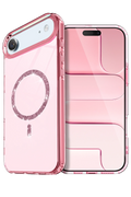 nebaktın Apple iPhone 17 Air Live Diamond Magsafe Kapak - Pembe 1