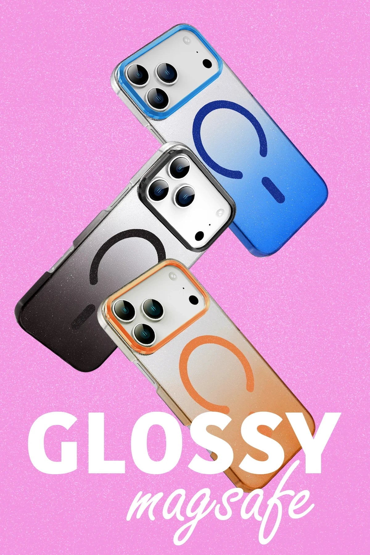 nebaktın Apple iPhone 17 Pro Glossy Magsafe Kapak - Turuncu 4