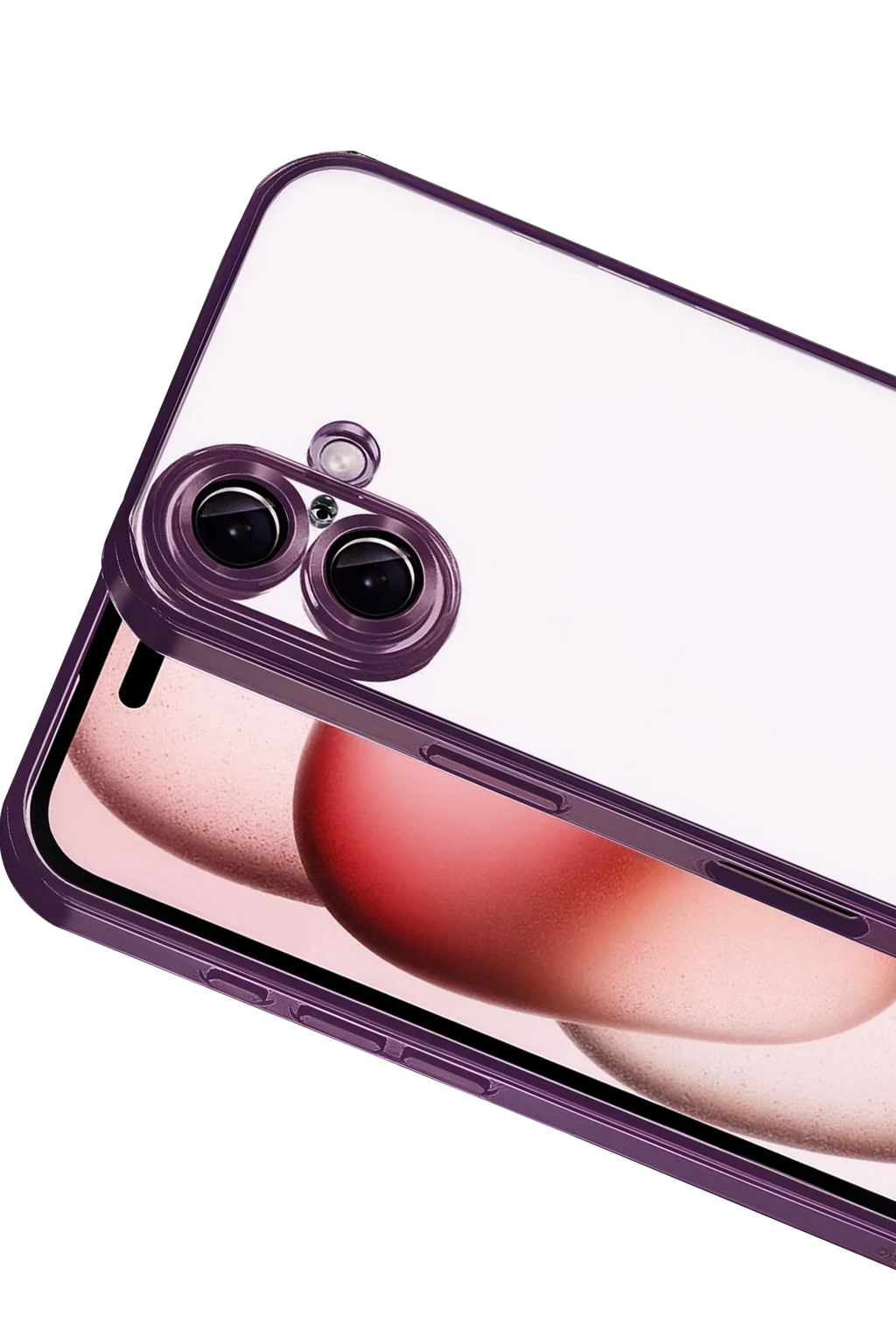 nebaktın Apple iPhone 17 Razer Lensli Silikon - Açık Mor 2