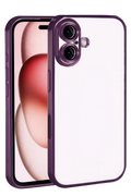 nebaktın Apple iPhone 17 Razer Lensli Silikon - Açık Mor 1