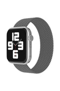 nebaktın Apple Watch 38mm Ayarlı Solo Silikon Kordon - Gri 1
