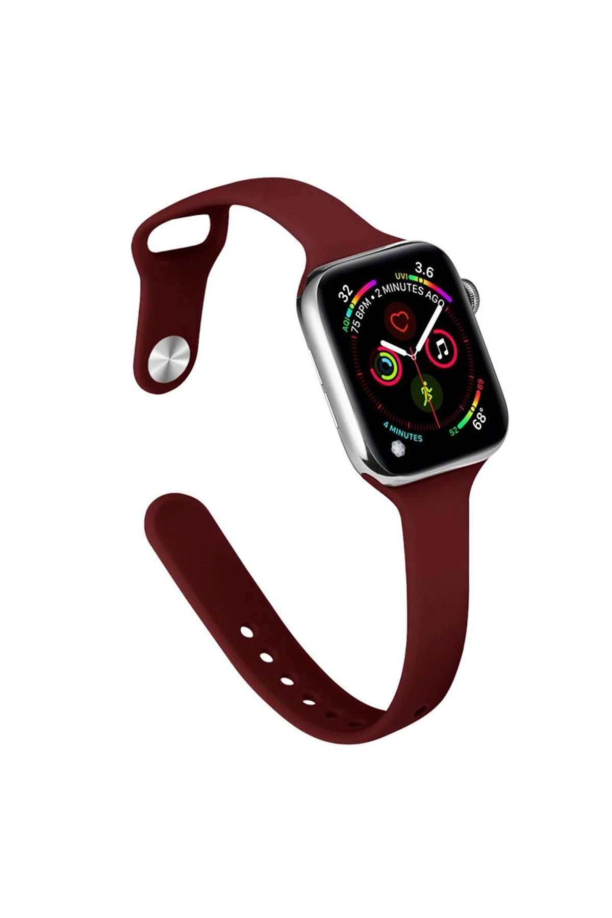 nebaktın Apple Watch 38mm Klasik Kordon - Bordo 1