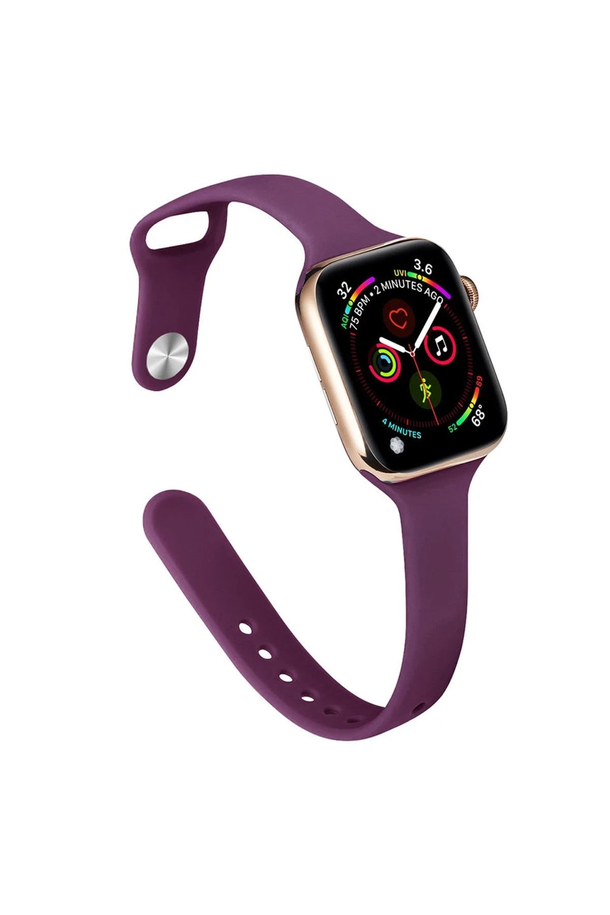 nebaktın Apple Watch 38mm Klasik Kordon - Mürdüm 1