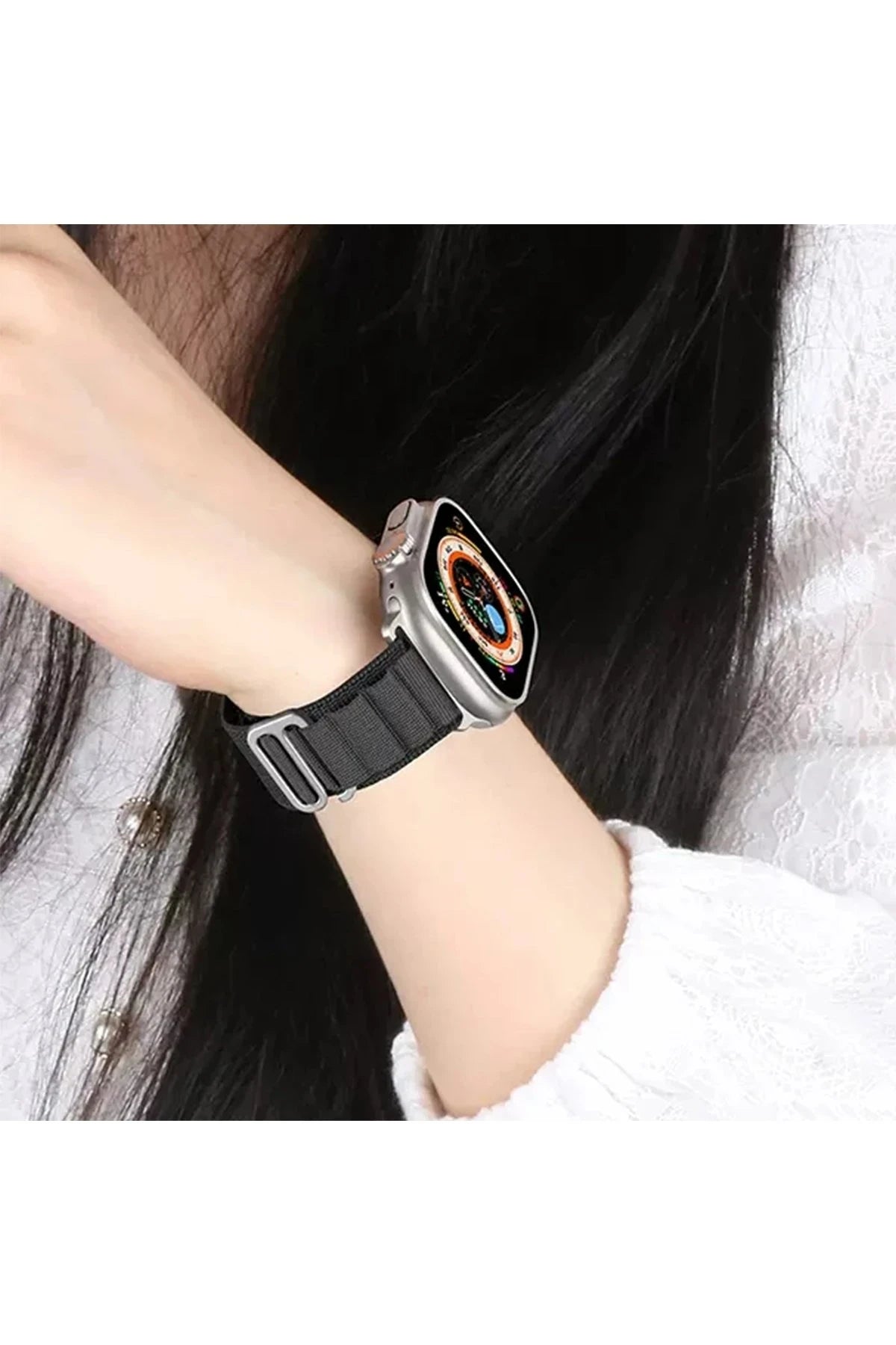 nebaktın Apple Watch 38mm Mountain Kordon - Kırmızı 2