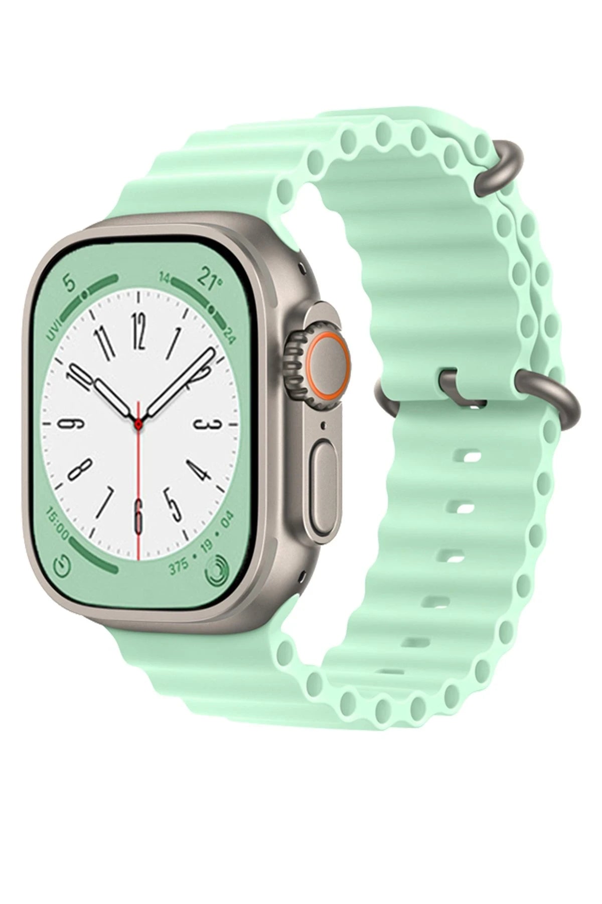 nebaktın Apple Watch 38mm Ocean Kordon - Açık Yeşil 1