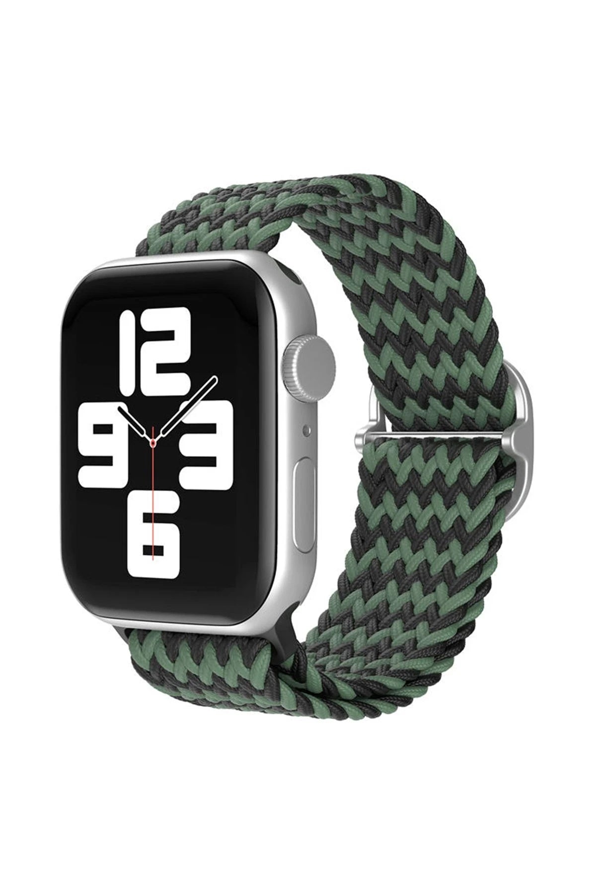 nebaktın Apple Watch 38mm Star Kordon - Zigzag Yeşil-Siyah 1