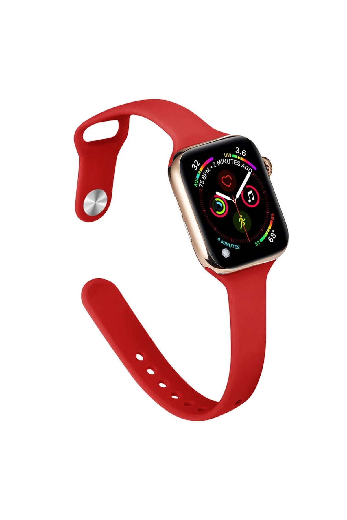 nebaktın Apple Watch 42mm Klasik Kordon - Kırmızı 1