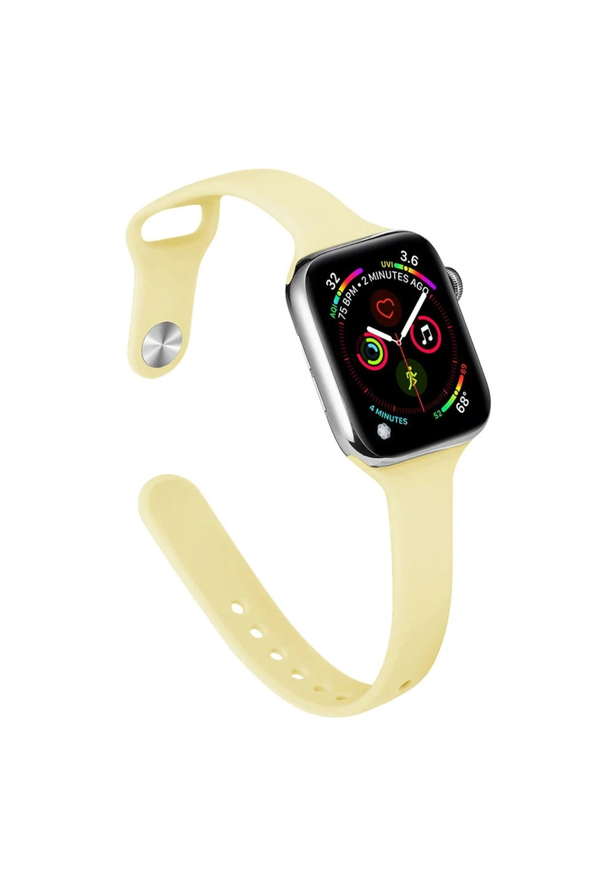 nebaktın Apple Watch 42mm Klasik Kordon - Sarı 1