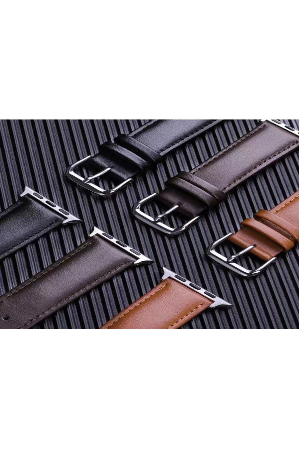 nebaktın Apple Watch 42mm NL26 Deri Kordon - Taba 3
