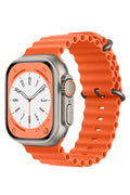 nebaktın Apple Watch 42mm Ocean Kordon - Turuncu 1