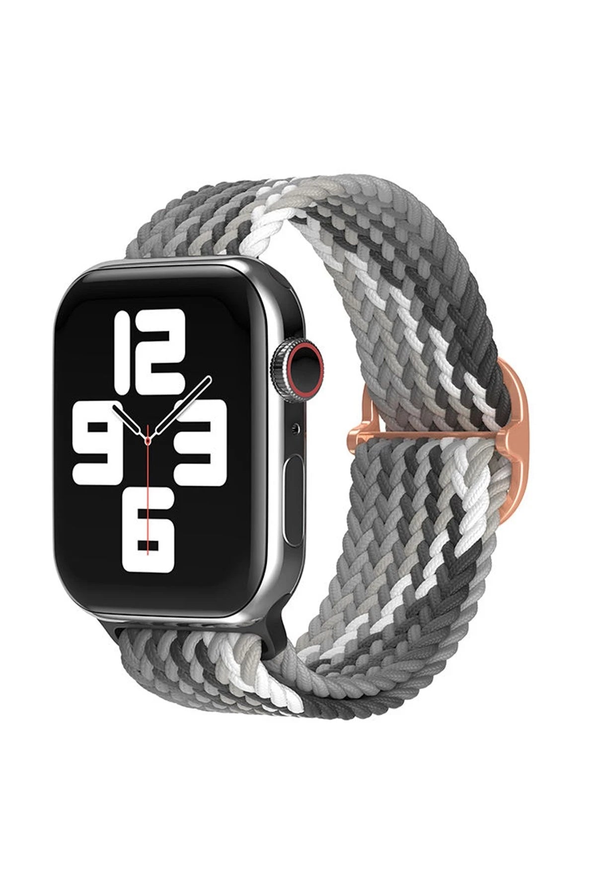 nebaktın Apple Watch 42mm Star Kordon - Gri-Siyah 1