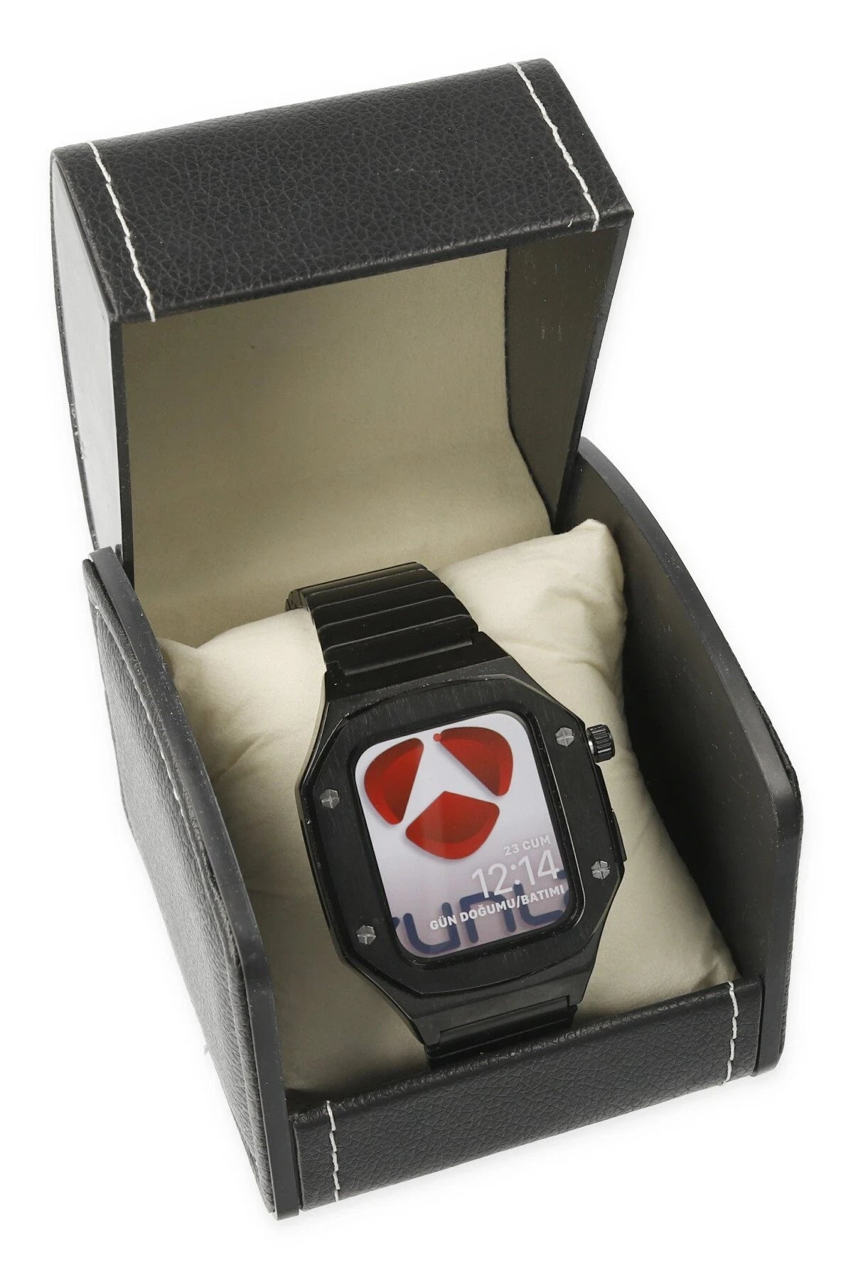 nebaktın Apple Watch 44mm KR409 Metal Kordon - Siyah 1