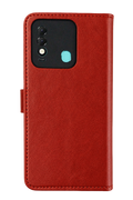 nebaktın Tecno Spark 8T Trend S Plus Kapaklı Telefon Kılıf - Kırmızı 1
