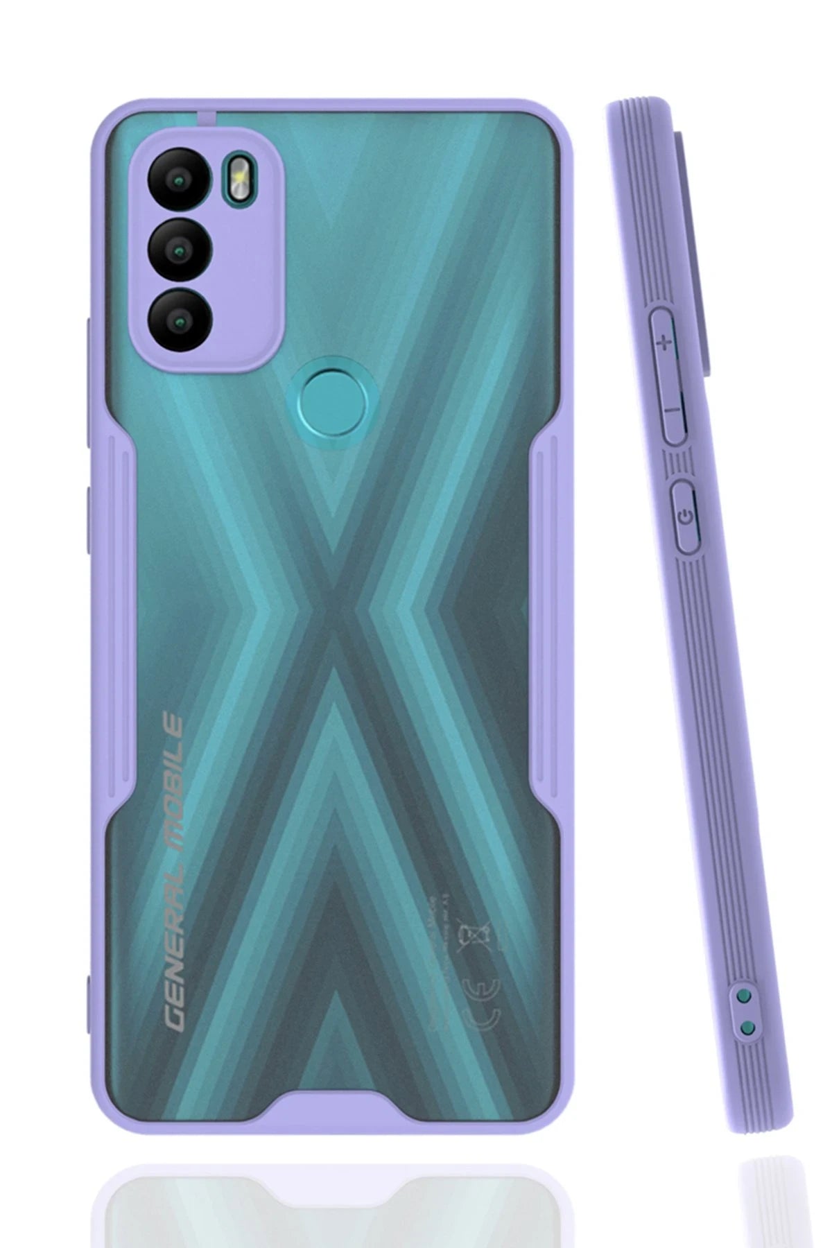 nebaktın General Mobile GM 21 Plus Kılıf Platin Silikon - Lila 1
