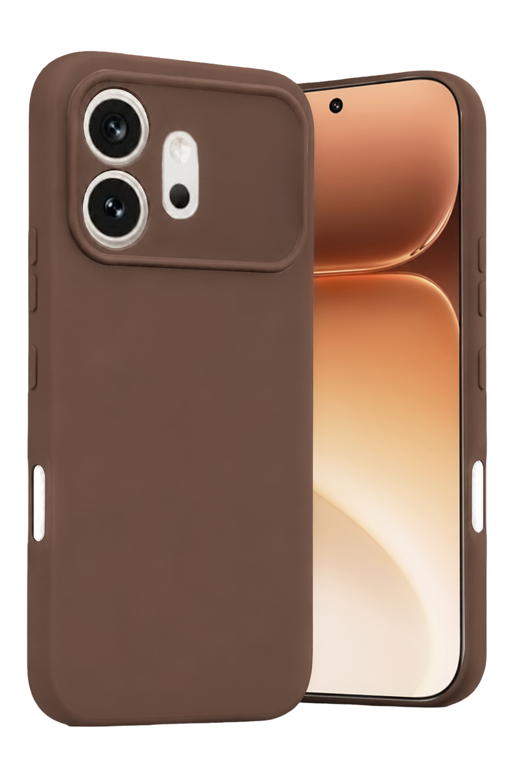 nebaktın Huawei Honor 600 First Silikon - Kahverengi 1