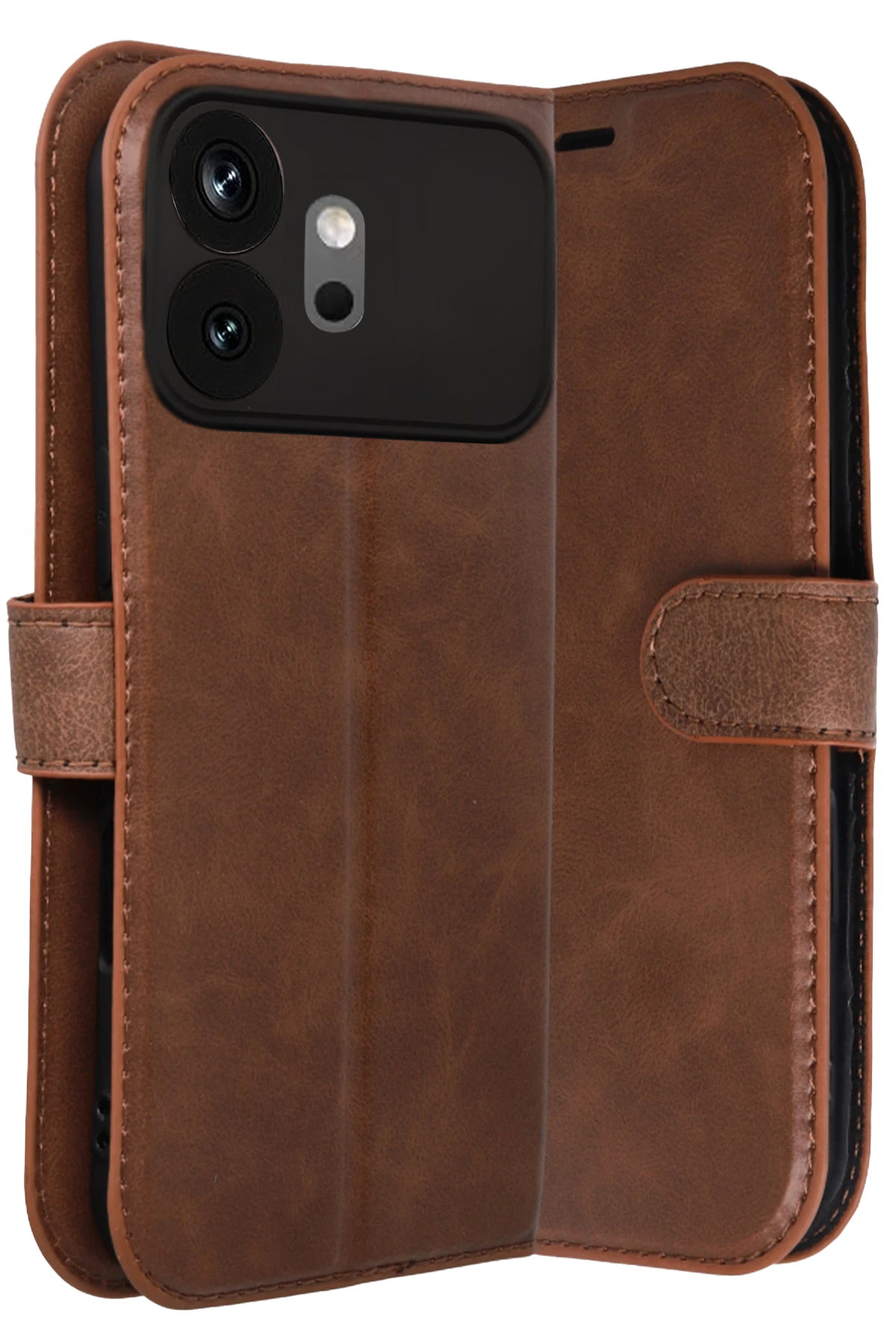 nebaktın Huawei Honor 600 Trend S Plus Kapaklı Kılıf - Taba 1