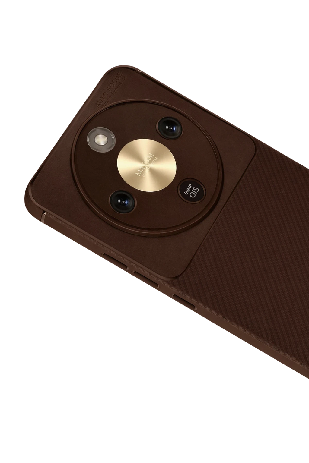 nebaktın Huawei Honor Magic 8 Lite Auto Focus Karbon Kapak - Kahverengi 2