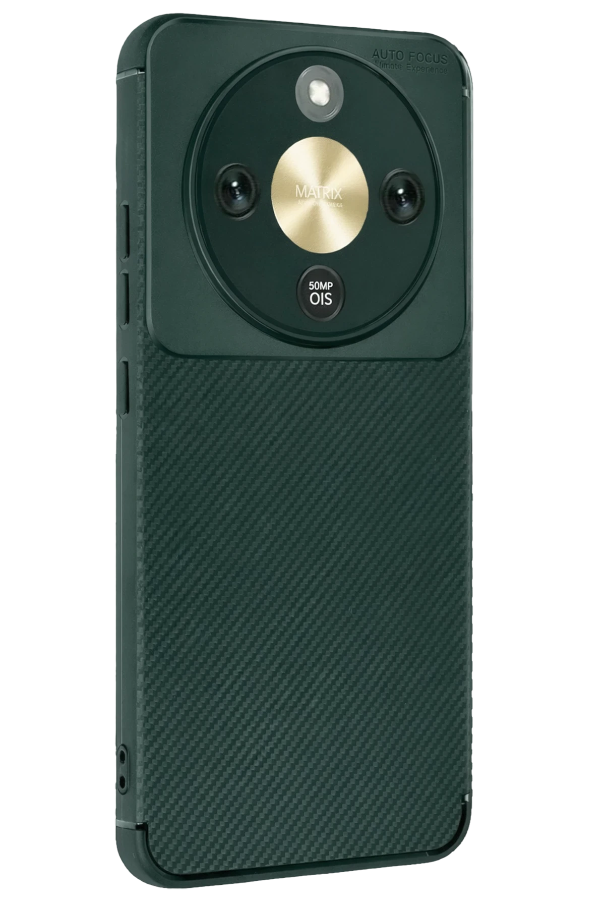 nebaktın Huawei Honor Magic 8 Lite Auto Focus Karbon Kapak - Koyu Yeşil 1