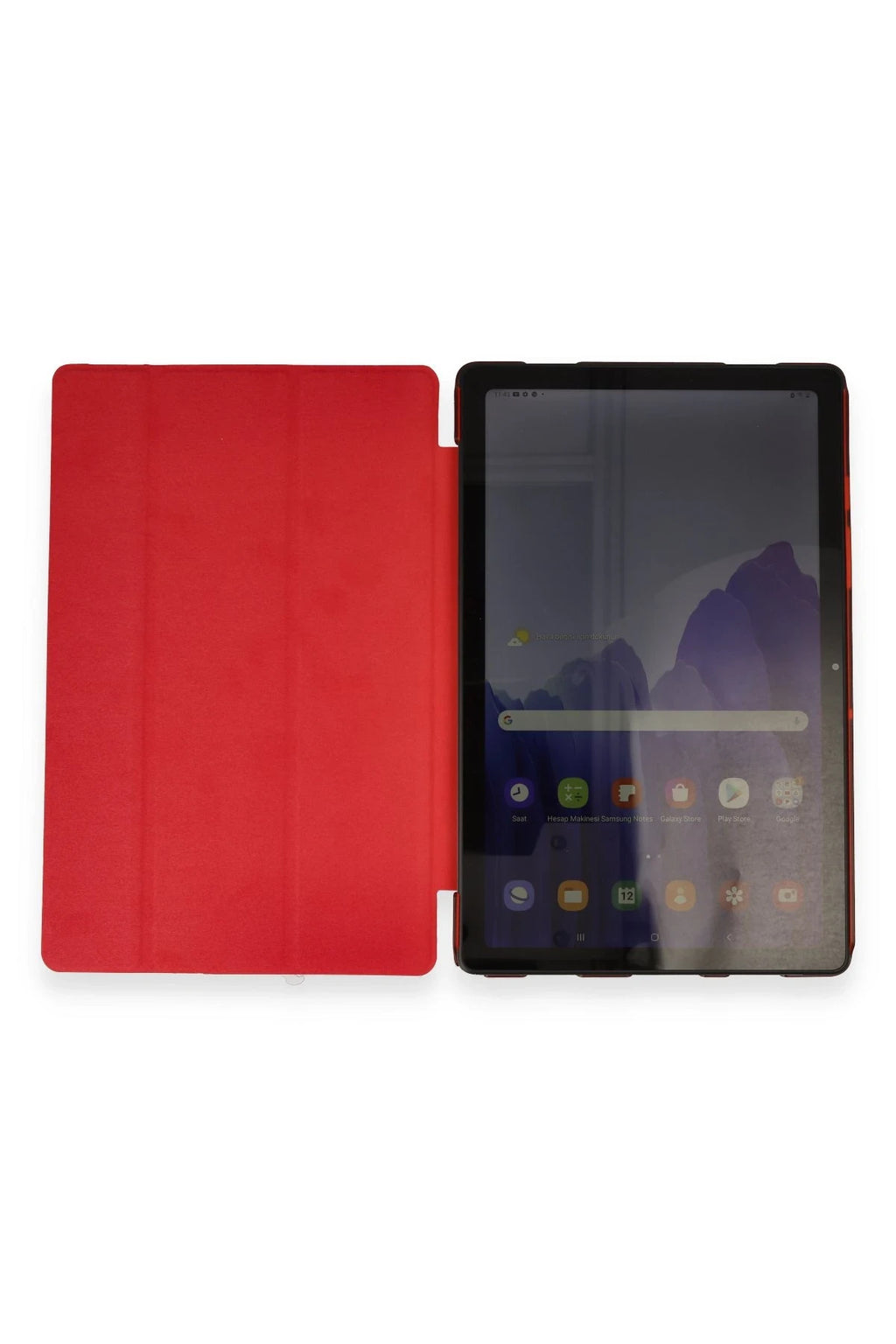 nebaktın Huawei MatePad SE Kılıf Tablet Smart Kılıf - Kırmızı 3