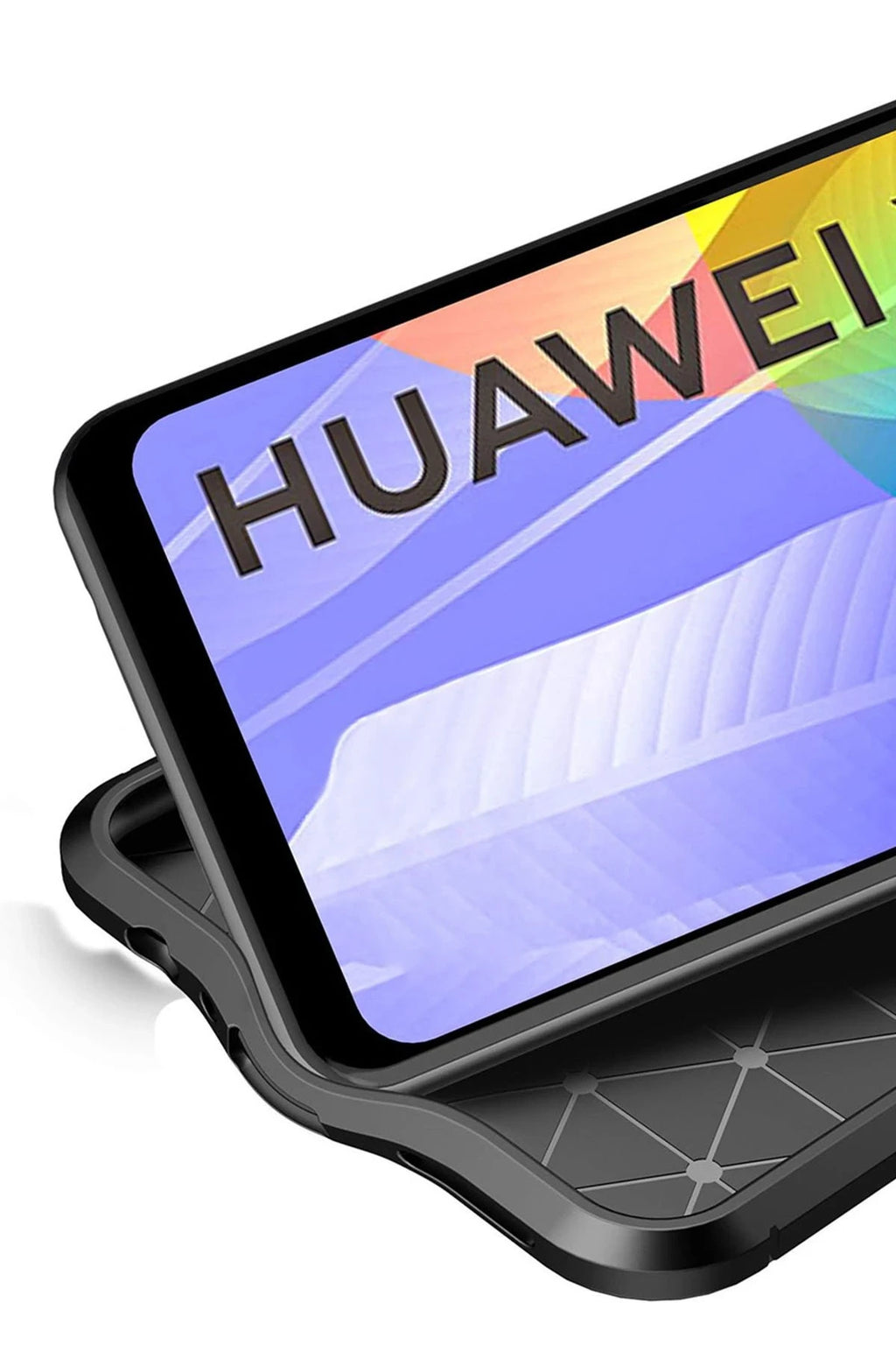 nebaktın Huawei Y6P Kılıf Auto Focus Kapak - Kırmızı 3
