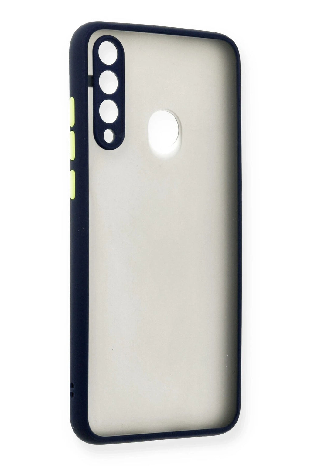nebaktın Huawei Y6P Kılıf Montreal Silikon Kapak - Lacivert 2