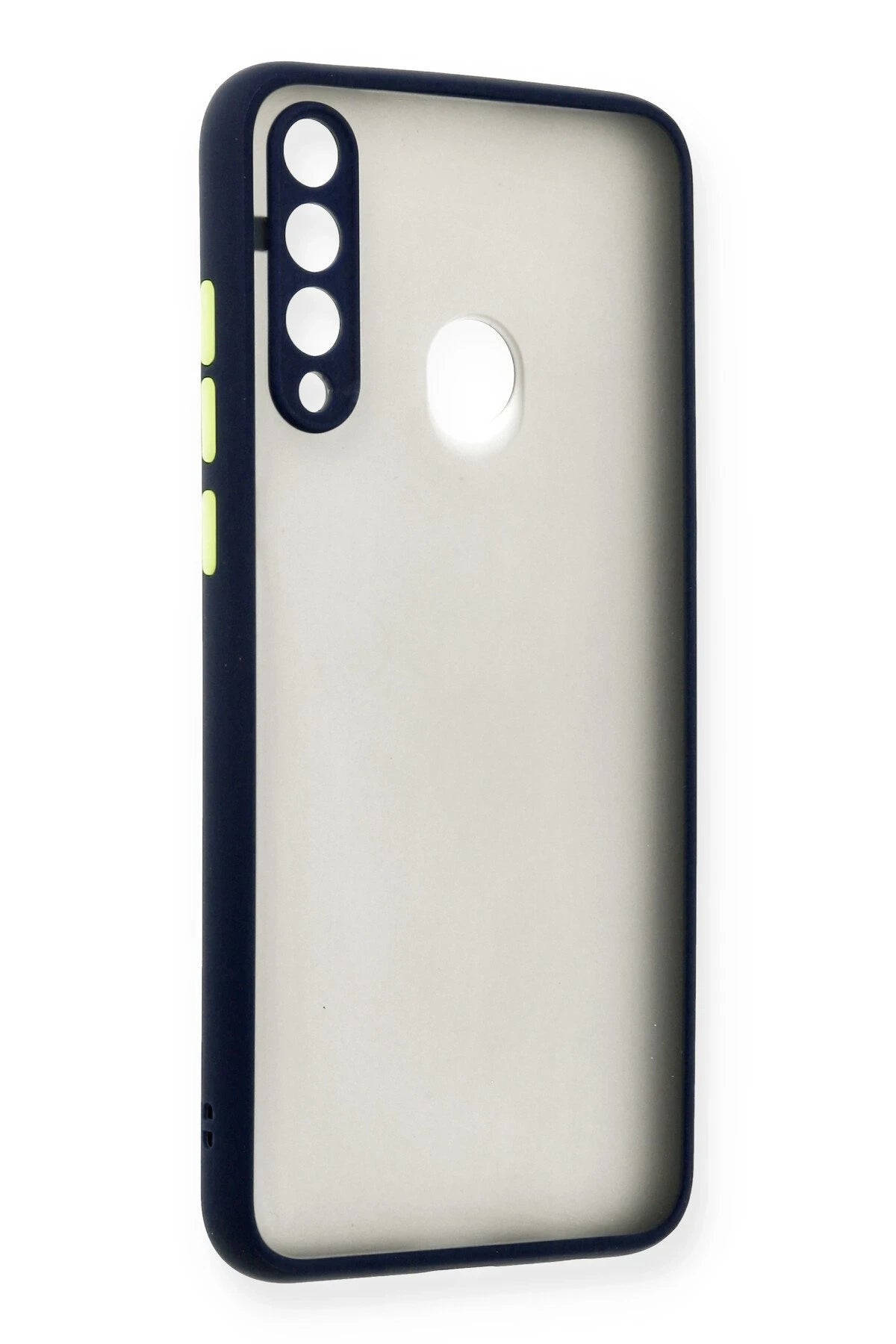 nebaktın Huawei Y6P Kılıf Montreal Silikon Kapak - Lacivert 2