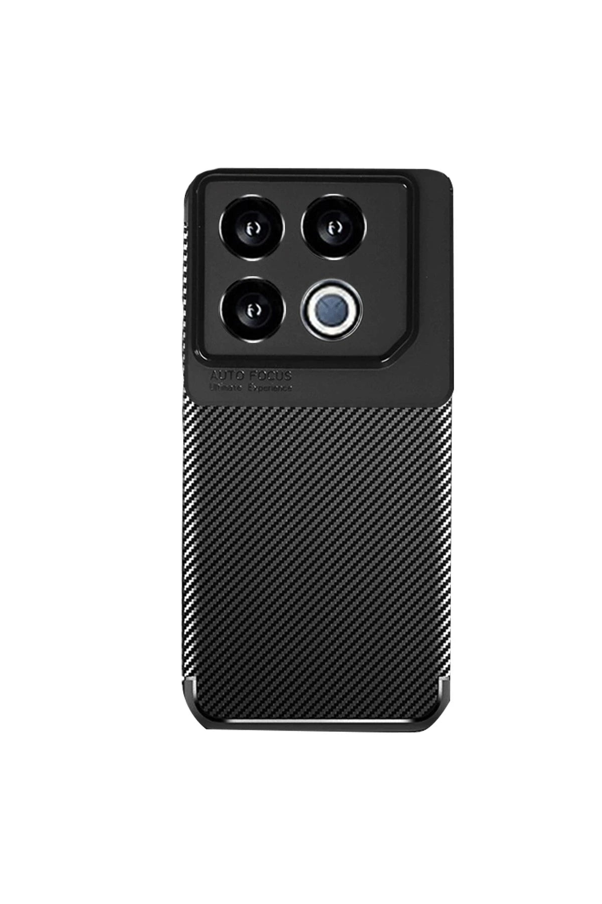 nebaktın İnfinix GT 20 Pro Kılıf Auto Focus Karbon Kapak - Siyah 1