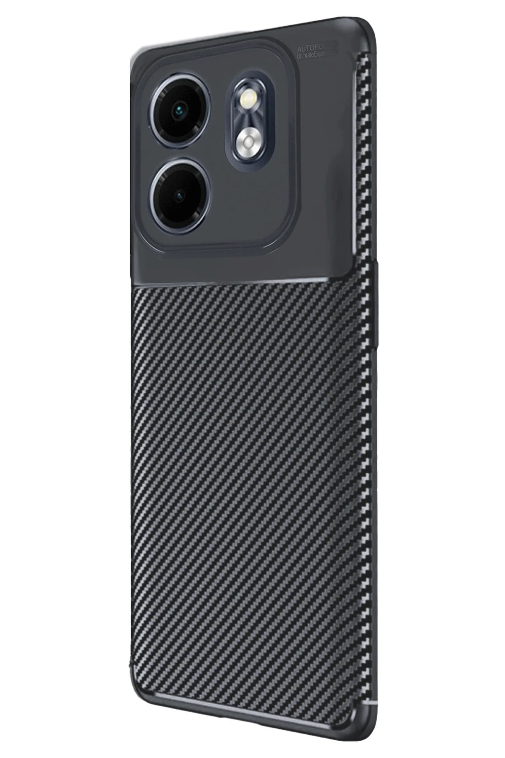 nebaktın İnfinix Hot 50i 4G Kılıf Auto Focus Karbon Kapak - Siyah 2