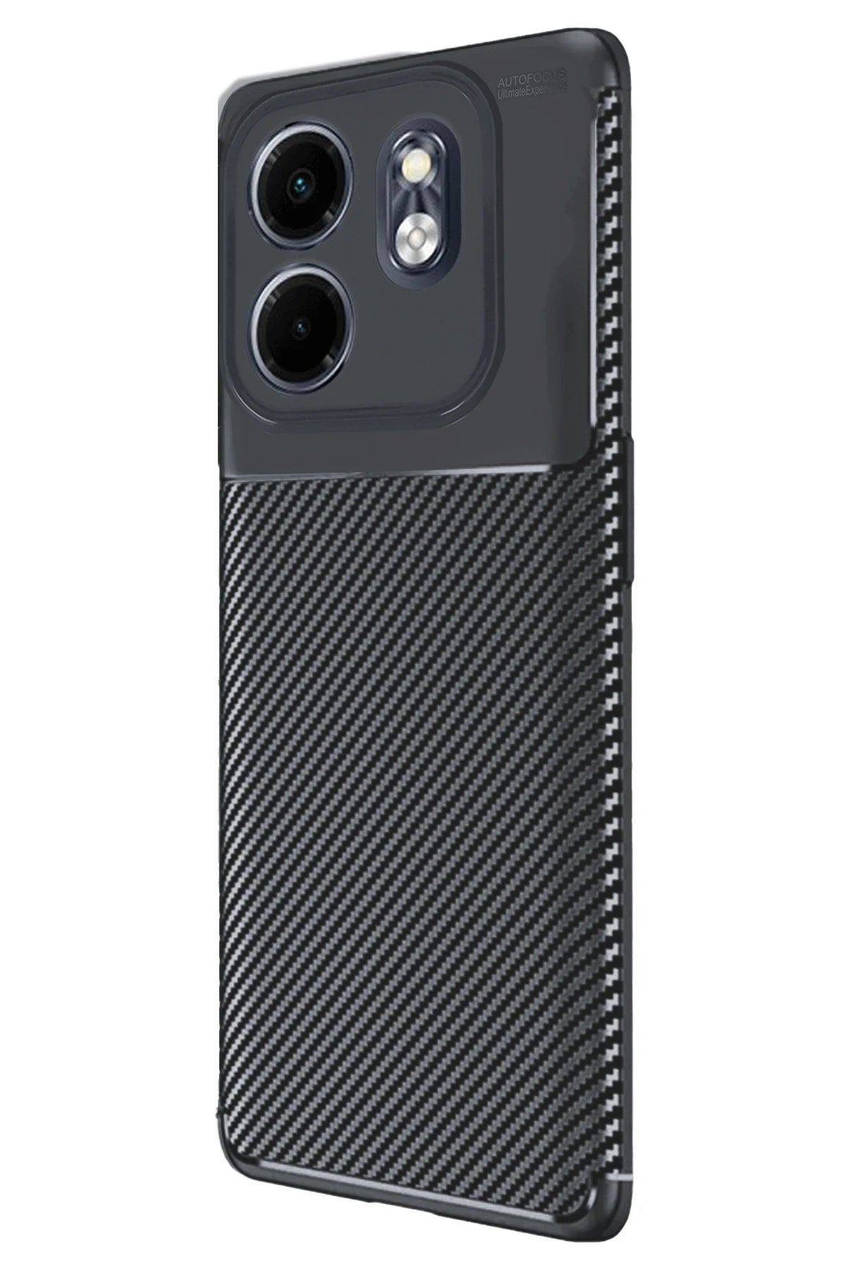 nebaktın İnfinix Hot 50i 4G Kılıf Auto Focus Karbon Kapak - Siyah 2