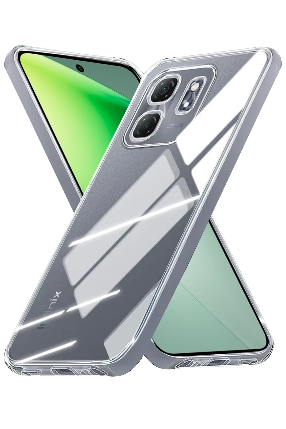 nebaktın İnfinix Smart 9 Kılıf Lüx Şeffaf Silikon 1