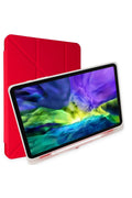 nebaktın Apple iPad 2025 10.9 10.Nesil (A16) Kılıf Kalemlikli Mars Tablet Kılıfı - Kırmızı 1