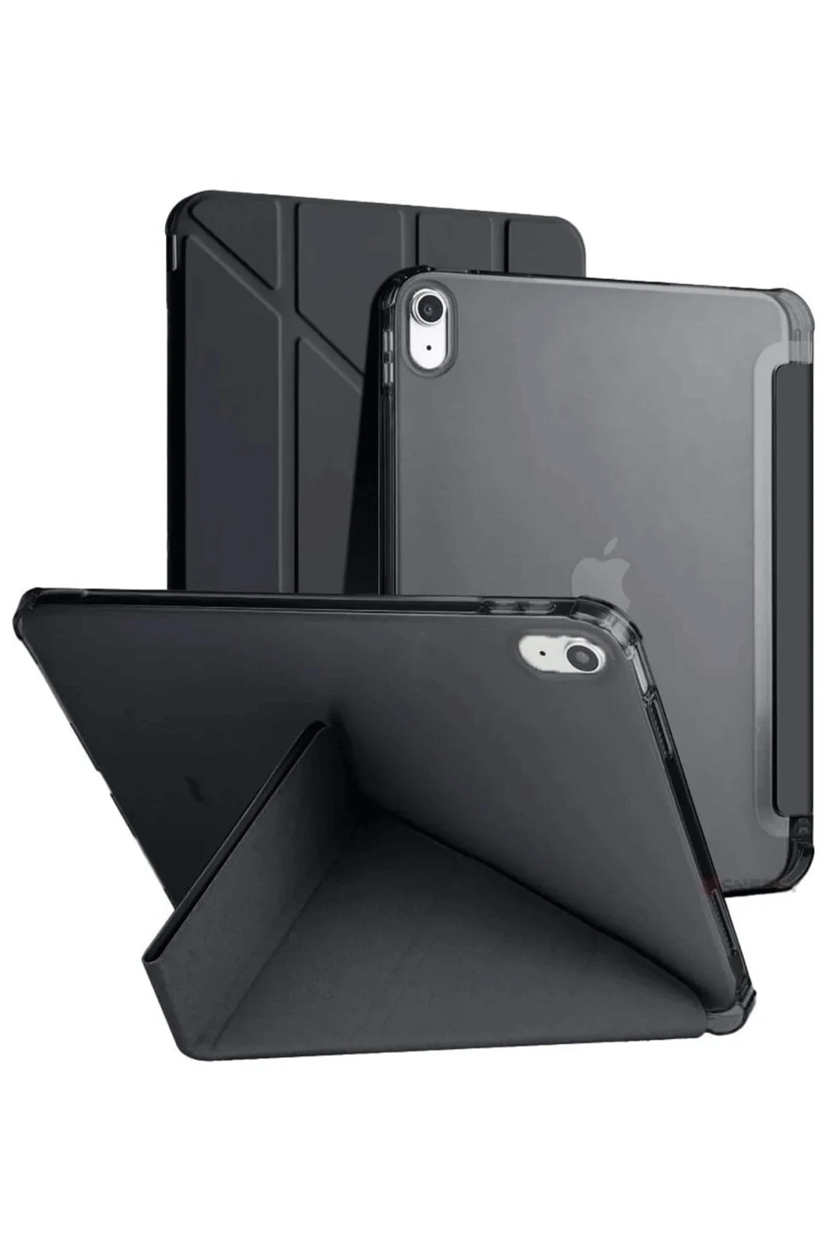 nebaktın Apple iPad 2025 10.9 10.Nesil (A16) Kılıf Kalemlikli Mars Tablet Kılıfı - Siyah 2