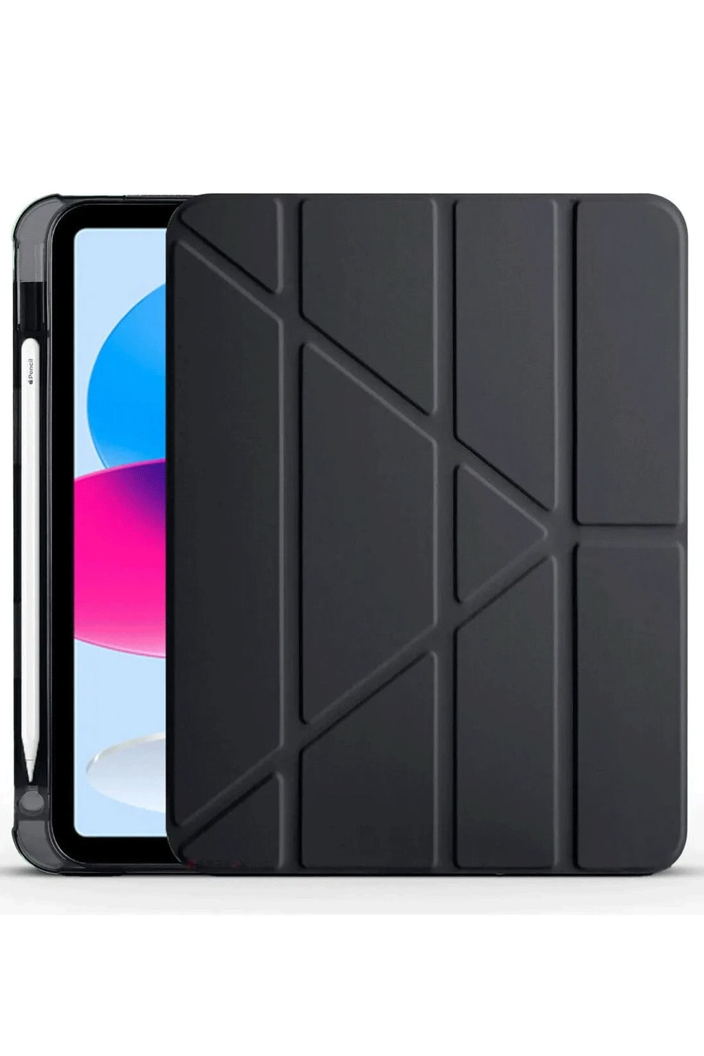 nebaktın Apple iPad 2025 10.9 10.Nesil (A16) Kılıf Kalemlikli Mars Tablet Kılıfı - Siyah 1