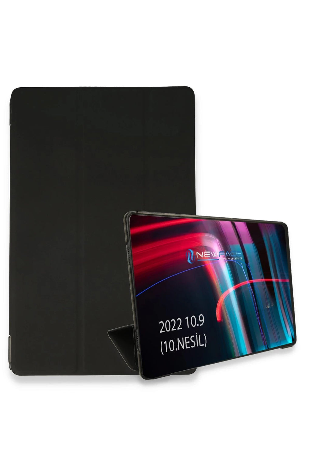 nebaktın Apple iPad 2025 10.9 10.Nesil (A16) Kılıf Tablet Smart Kılıf - Siyah 1